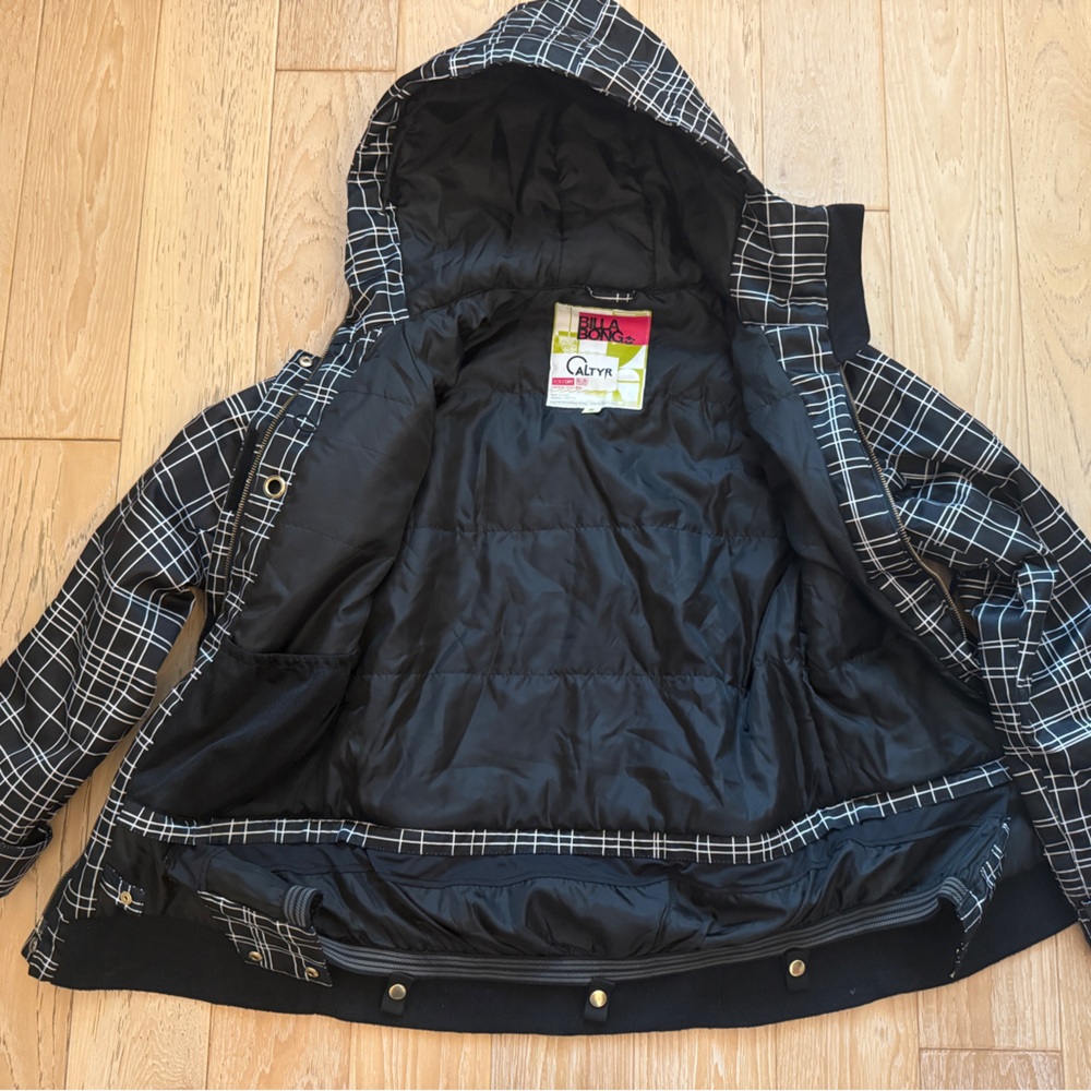 BILLABONG Women‎ Jacket Snowboard Ski Waterproof Grid Print Gorpcore Small - Picture 2 of 12